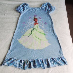 💰 3/$20 Disney Princess Tiana girls pajamas gown